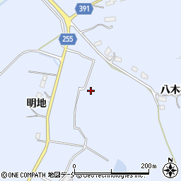 福島県南相馬市小高区女場明地周辺の地図
