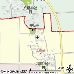 福島県会津若松市高野町大字柳川（金森）周辺の地図