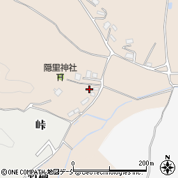 福島県二本松市隠里173周辺の地図