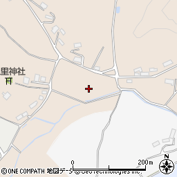 福島県二本松市隠里周辺の地図
