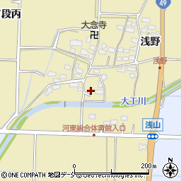 福島県会津若松市河東町浅山浅野180周辺の地図