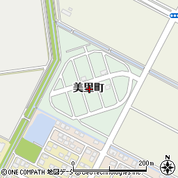 新潟県見附市美里町周辺の地図