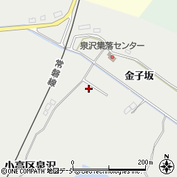 福島県南相馬市小高区泉沢八重迫周辺の地図