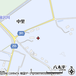 福島県南相馬市小高区女場中里周辺の地図