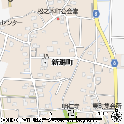 新潟県見附市新潟町周辺の地図
