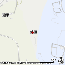 福島県南相馬市小高区小屋木（蛇田）周辺の地図