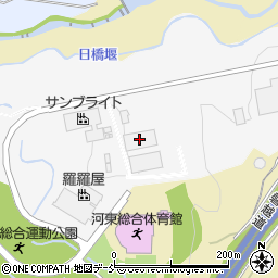 サンブライト会津河東工場周辺の地図
