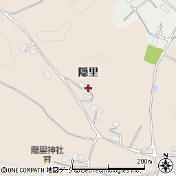 福島県二本松市隠里263周辺の地図