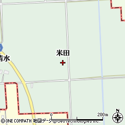 福島県河沼郡湯川村桜町米田周辺の地図