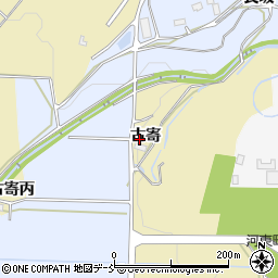 福島県会津若松市河東町浅山（古寄）周辺の地図