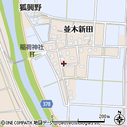 新潟県長岡市並木新田632-1周辺の地図