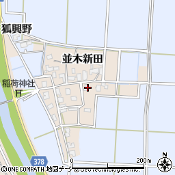 新潟県長岡市並木新田578周辺の地図