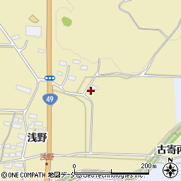 福島県会津若松市河東町浅山浅野282周辺の地図