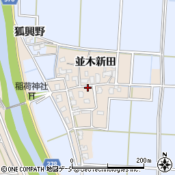 新潟県長岡市並木新田574周辺の地図