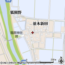 新潟県長岡市並木新田556周辺の地図