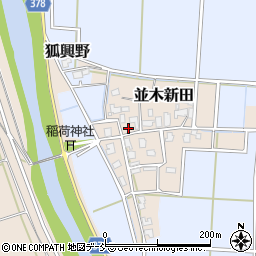 新潟県長岡市並木新田560周辺の地図