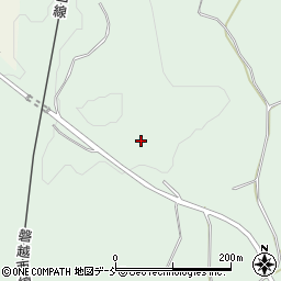 福島県磐梯町（耶麻郡）更科（小坂下）周辺の地図