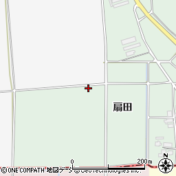 福島県湯川村（河沼郡）桜町（扇田）周辺の地図