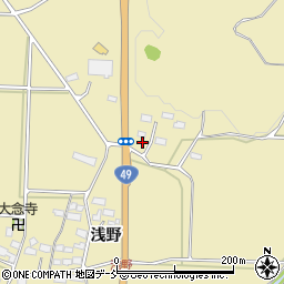 福島県会津若松市河東町浅山浅野276周辺の地図