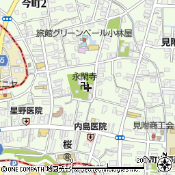 永閑寺周辺の地図