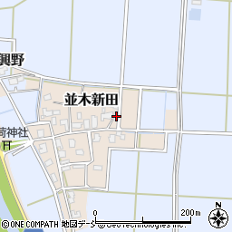 新潟県長岡市並木新田542周辺の地図