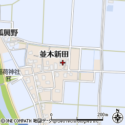 新潟県長岡市並木新田543周辺の地図