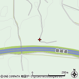 福島県磐梯町（耶麻郡）更科（大松林）周辺の地図