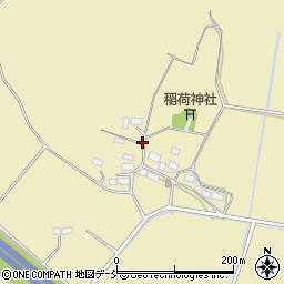 福島県会津若松市河東町八田大林周辺の地図
