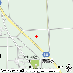 福島県河沼郡湯川村桜町村北周辺の地図