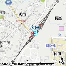 広田駅周辺の地図