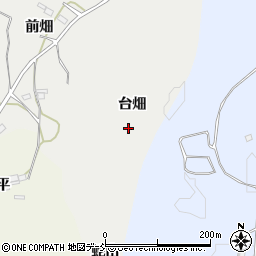 福島県南相馬市小高区小屋木（台畑）周辺の地図