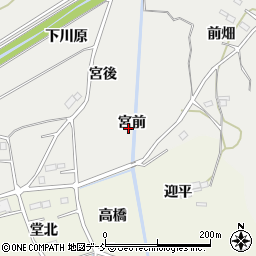 福島県南相馬市小高区小屋木（宮前）周辺の地図