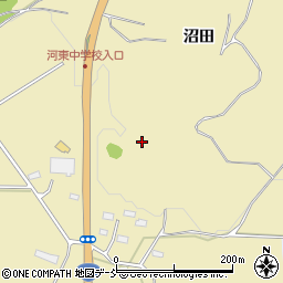 福島県会津若松市河東町浅山周辺の地図