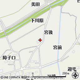 福島県南相馬市小高区小屋木（宮後）周辺の地図