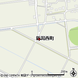 新潟県見附市新潟西町周辺の地図