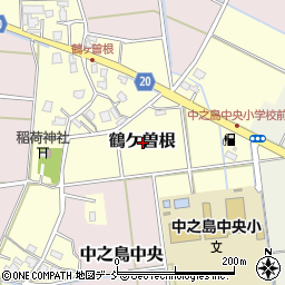 新潟県長岡市鶴ケ曽根周辺の地図