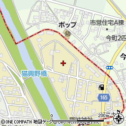 新潟県長岡市猫興野周辺の地図