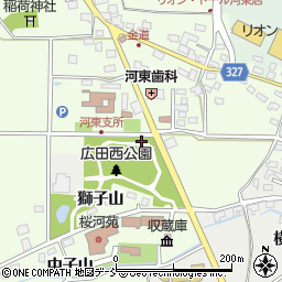 広田西公園トイレ周辺の地図