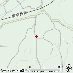 福島県磐梯町（耶麻郡）更科（山田）周辺の地図