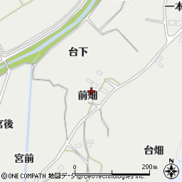 福島県南相馬市小高区小屋木前畑周辺の地図