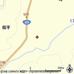 福島県二本松市田沢島崎周辺の地図