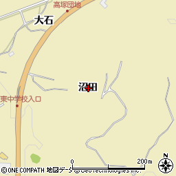 福島県会津若松市河東町浅山沼田周辺の地図