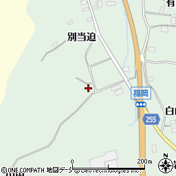 福島県南相馬市小高区福岡山田周辺の地図
