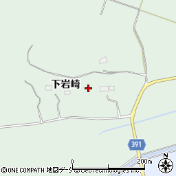 福島県南相馬市小高区福岡下岩崎周辺の地図