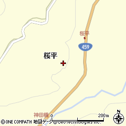 福島県二本松市田沢桜平115周辺の地図