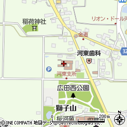 会津若松市役所　監査事務局周辺の地図