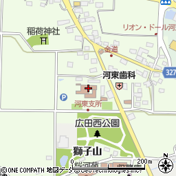 会津若松市役所　河東支所住民福祉課住民福祉グループ周辺の地図