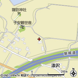 福島県会津若松市河東町八田（上糠塚甲）周辺の地図