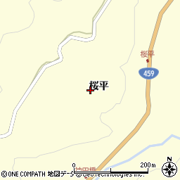 福島県二本松市田沢桜平125周辺の地図
