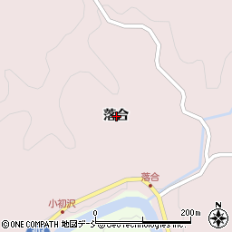 福島県二本松市戸沢落合周辺の地図